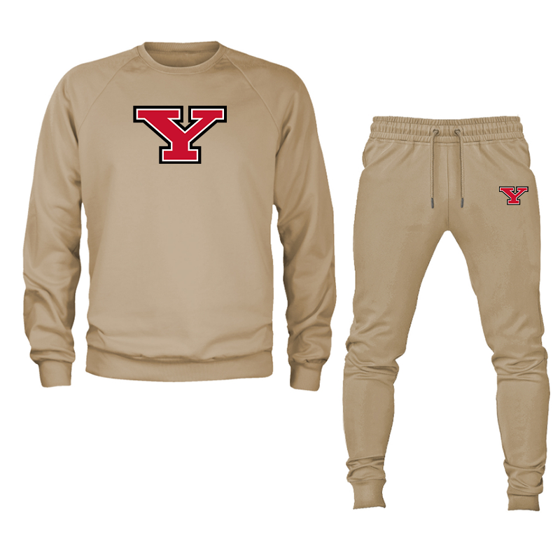 Men's Youngstown State Penguins Crewneck Sweatshirt Joggers Suit